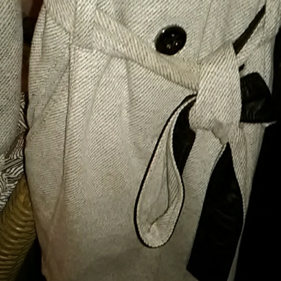 IZ BYER MID LENGTH WOOL TYPE GREY COAT  SZ LRG - Picture 5 of 8